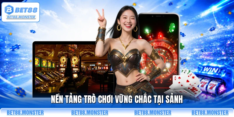 Nền tảng trò chơi vững chắc tại sảnh